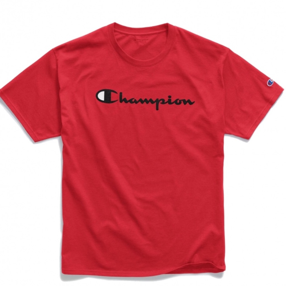Champion Red Mens Heritage T-Shirt
